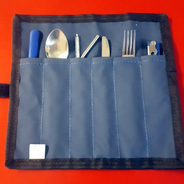 Camp Cutlery Roll Australian Made Tough Canvas